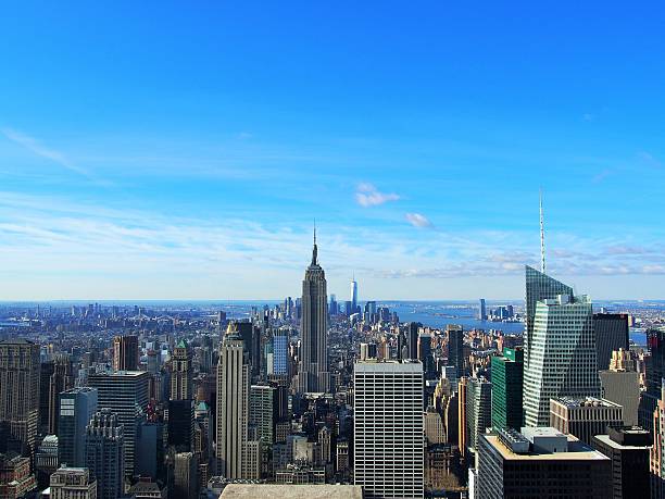 istock Top view on New york city 481377902