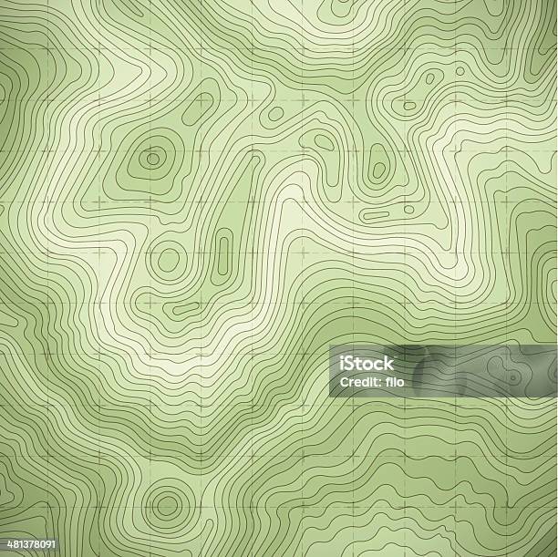 Zielone Teren - Stockowe grafiki wektorowe i więcej obrazów Mapa - Mapa, Krata, Topografia