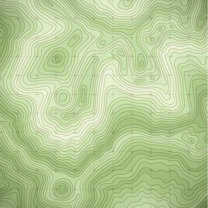 Green topographic map background concept with space for your copy. NO GRADIENT MESH. EPS 10 file. Transparency effects used on highlight elements.