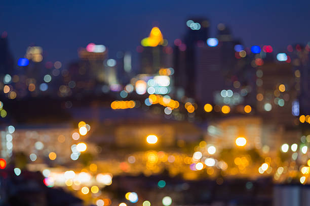 istock Blurred city lights at night 481381572