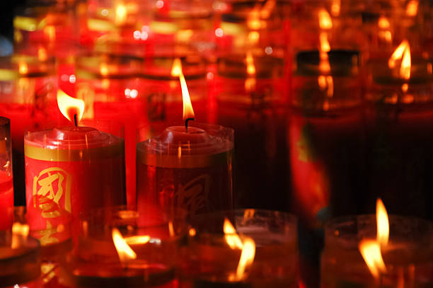 istock red candle light in asian temple 481381675