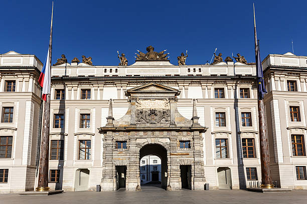 istock entrance to Prague castle 481382107