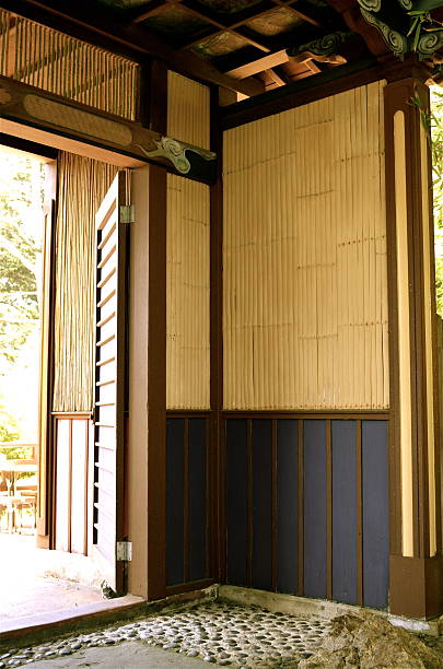 istock japanese garden house doors 481382113