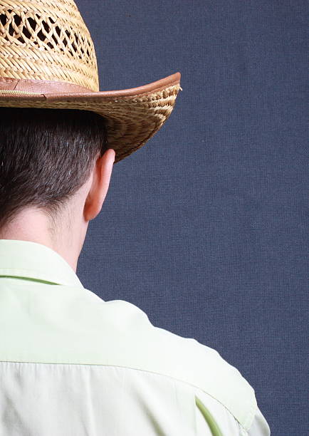 istock shoulder portrait of a man standing with his back 481382266