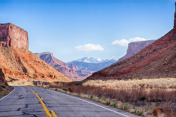 istock Fisher Towers Canyon Road 481383747