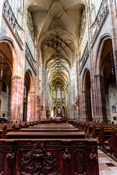 istock Interior of Saint Vitus Cathedral in Prague 481383843