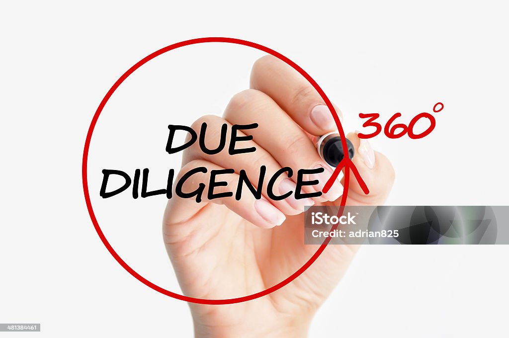 Concetto di Due diligence - Foto stock royalty-free di Efficacia