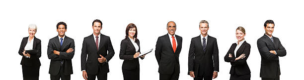 istock Smiling business people 481387146