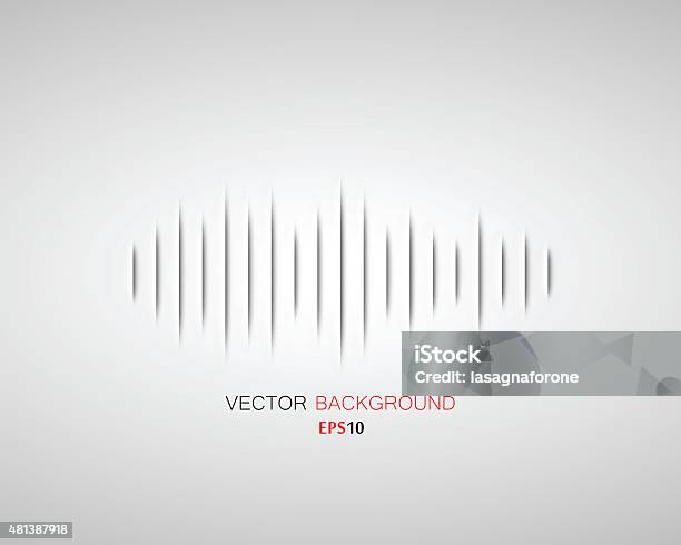 Waveform Background Stock Illustration - Download Image Now - Sound Wave, Noise, Simplicity