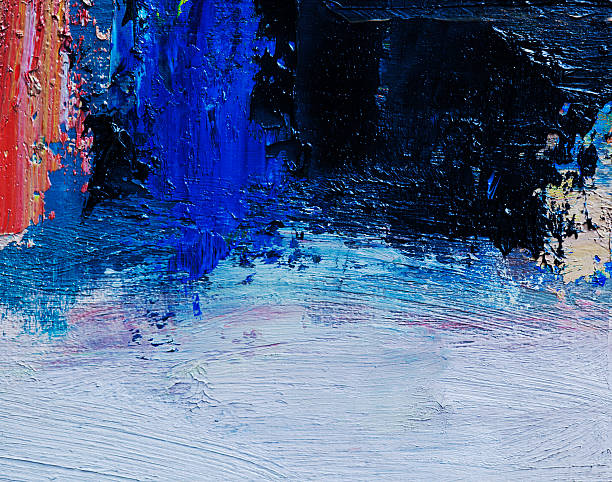 istock Abstract painted red and blue art backgrounds. 481388713