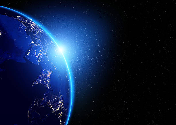 istock Earth at night with city lights 481389215