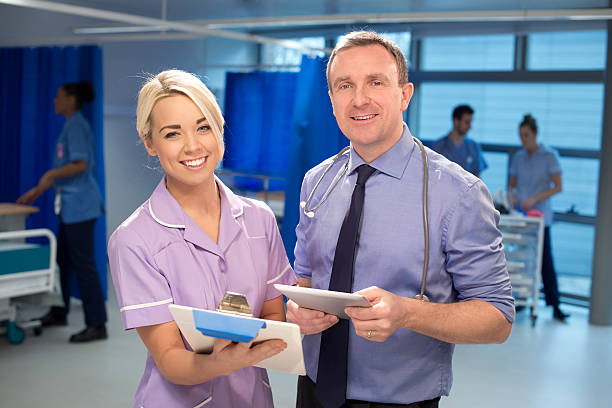 istock doctor and nurse on ward 481392679