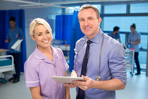 istock doctor and nurse on ward 481392683