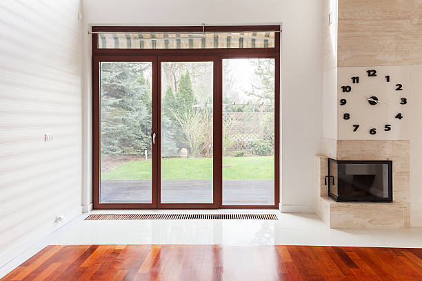 istock Living room with big window 481408966