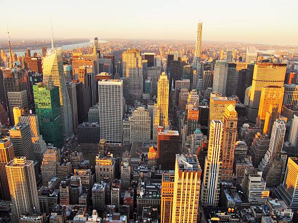 istock Top view on New york city 481409600