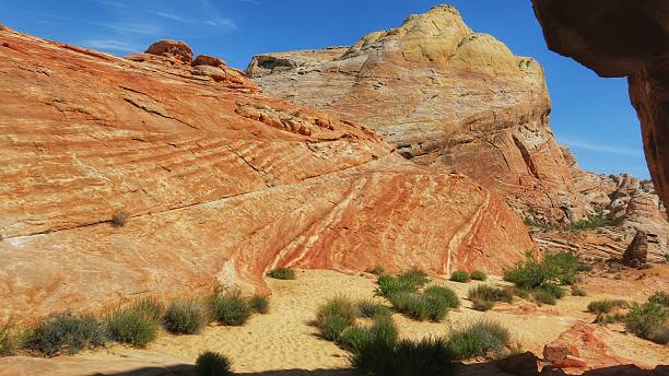 istock White Domes Hiking Trail, Red Rock Layers, Valley of Fire 481412978