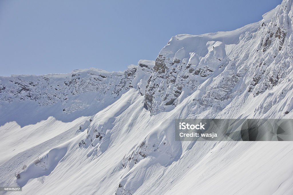 Mountain landscape of Krasnaya Polyana, Sochi, Russia Blue Stock Photo