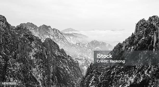 Foto de Monte Huangshan Paisagem De Inverno e mais fotos de stock de Azul - Azul, Colina, Cultura Chinesa