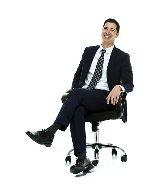 istock Businessman sitting on chair 481419126