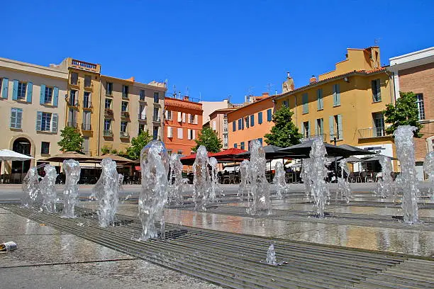 Southern atmosphere in Perpignan (south of france)