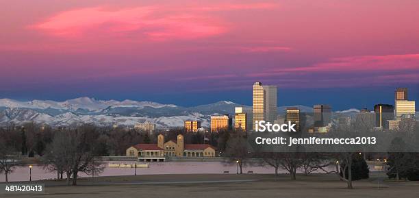 Denver Colorado Downtown Skyline Stock Photo - Download Image Now - Denver, Urban Skyline, Mountain