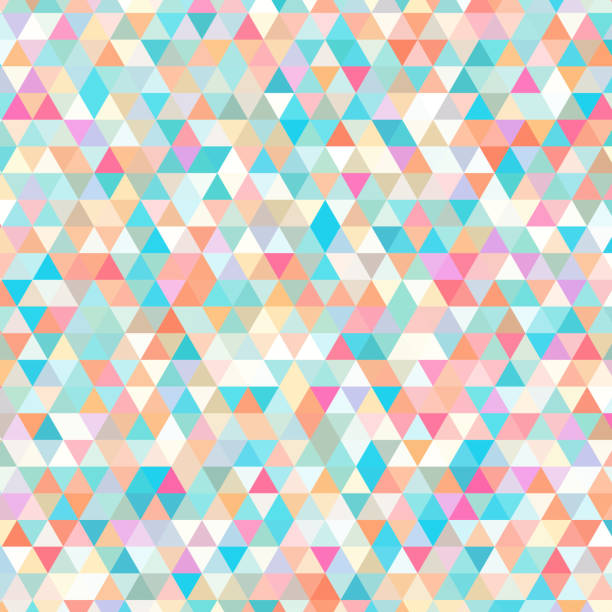 abstrakter hintergrund - kaleidoscope illustration and painting triangle abstract stock-grafiken, -clipart, -cartoons und -symbole