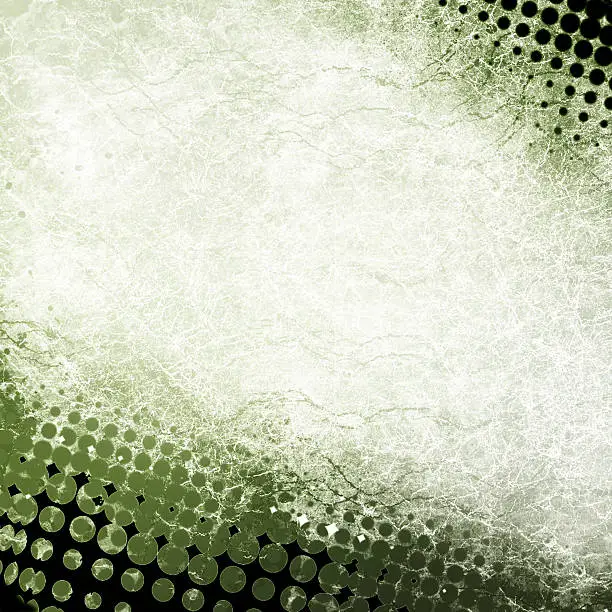Abstract cracked green background