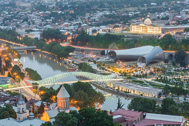 istock Beautiful panoramic view of Tbilisi 481425912