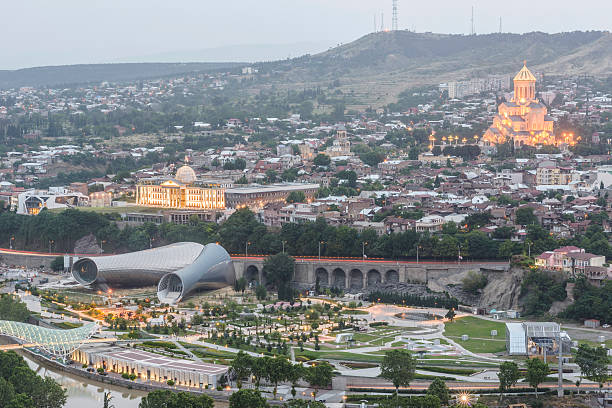 istock Beautiful panoramic view of Tbilisi 481425914