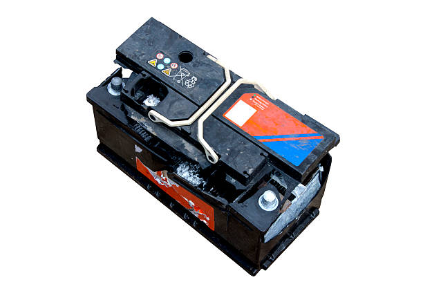 istock Destroyed Vehicle Battery After Overcharging and Internal Explos 481427867
