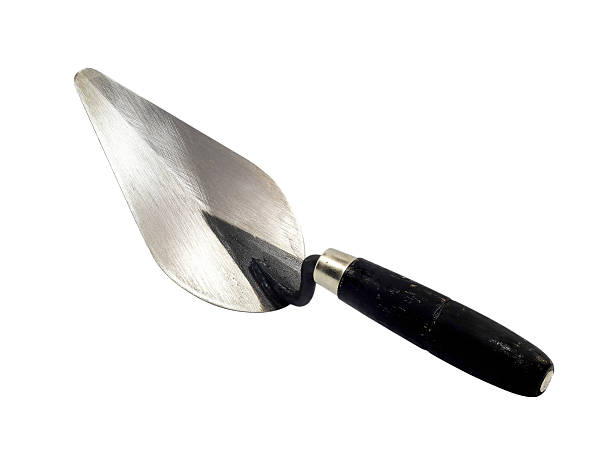 istock isolated of lute trowel for construction over white 481430545