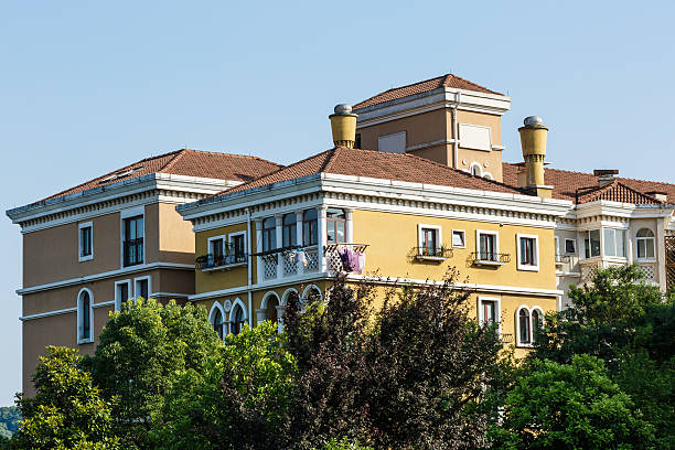 istock apartment building in suburban area 481431706
