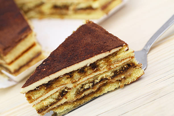 istock Tiramisu cake, close up 481431857