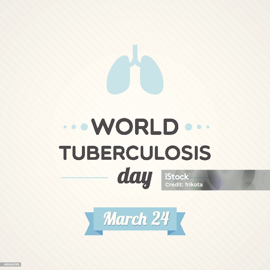 Monde de la tuberculose jour - clipart vectoriel de Anatomie libre de droits