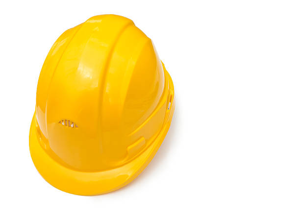istock Yellow isometric projection  helmet isolated on white background. 481437780
