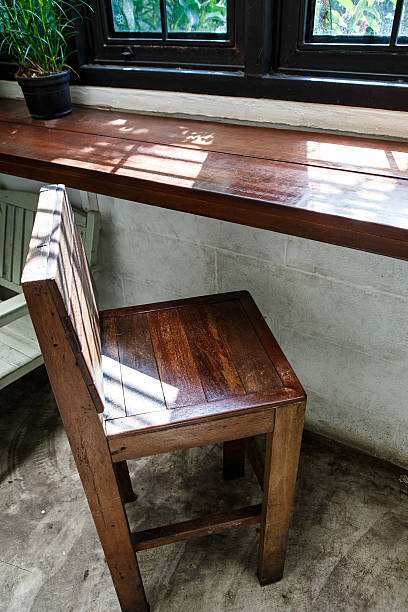 istock old vintage wooden chair and table 481440886