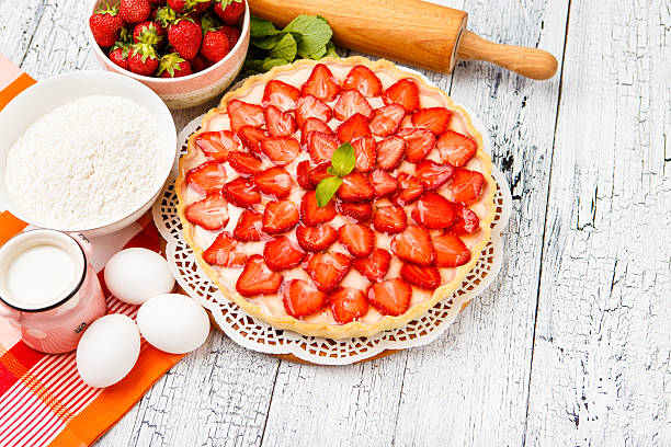 istock Homemade Strawberry cake 481444106