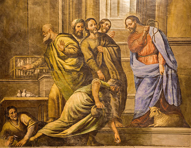 Granada - fresco Jesus Cleanses the Temple