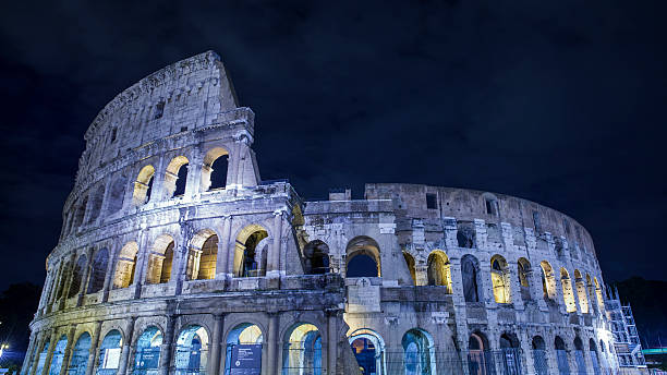 istock The Coliseum in Rome at night time 481448342