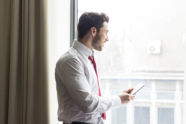 istock Business man taking pictures with smartphone 481459291