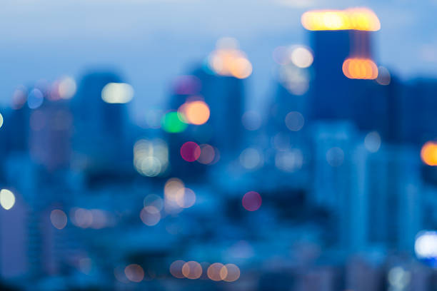 istock Defocused city lights, blurred bokeh photo 481459618