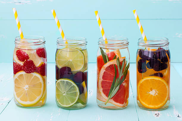 istock Detox fruit infused flavored water 481459878