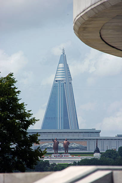 istock North Korea DPRK: Ryugyong Hotel towers over Pyongyang 481459943