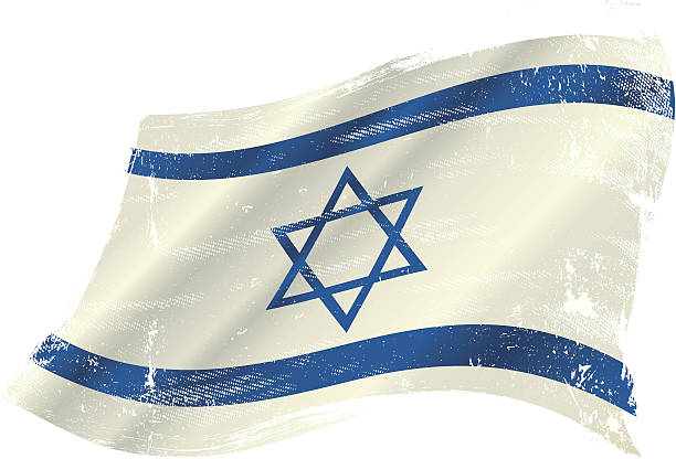 israelische flagge - israel judaism israeli flag flag stock-grafiken, -clipart, -cartoons und -symbole