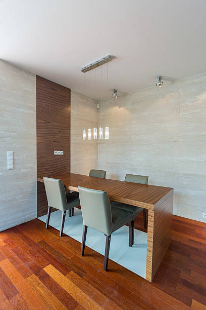 istock Wooden parquet in dining room 481467208