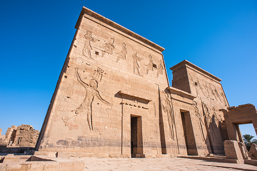 Temple of Isis from Philae (Agilkia Island in Lake Nasser), UNESCO Nubia Campaign project