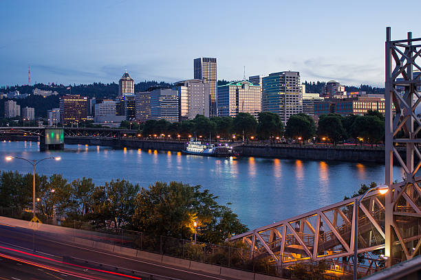 istock Portland, Oregon, at dusk 481473294