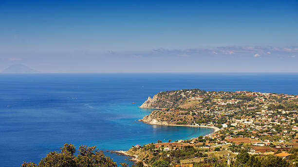 Coastline with Capo Vaticano  in Calabria, Italy.