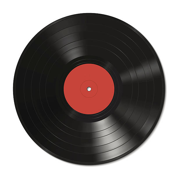 stockillustraties, clipart, cartoons en iconen met vinyl record template - club