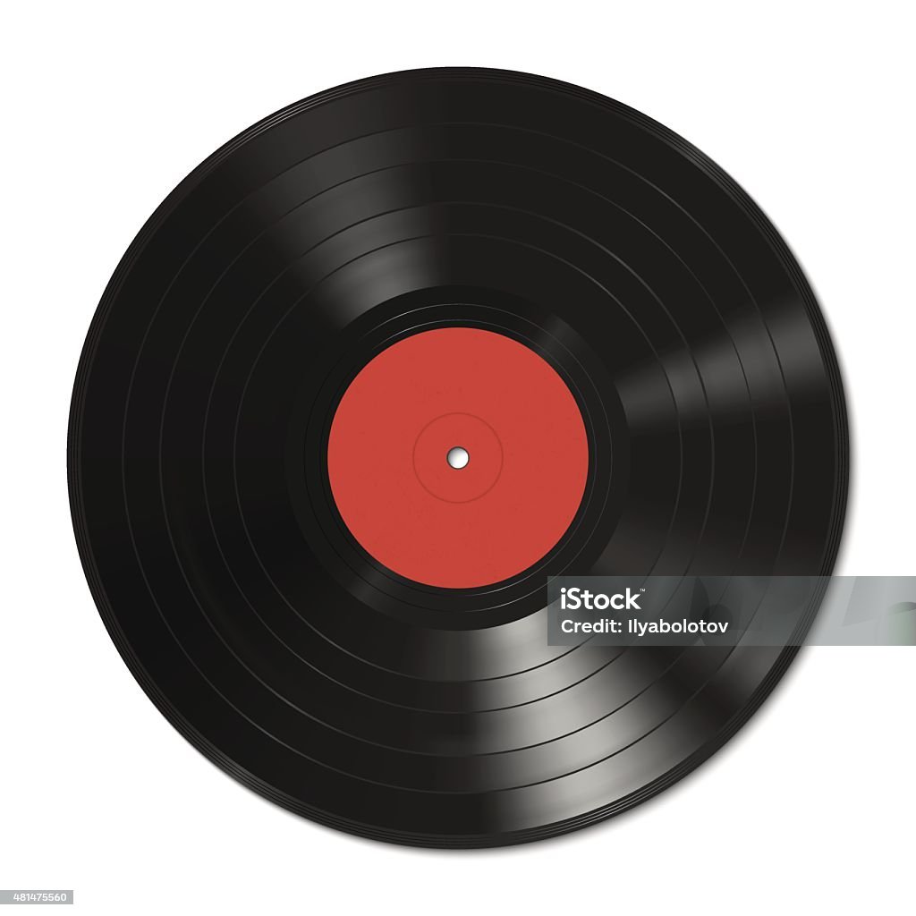 Vinyl Template Stock Illustration - Download Image Now - Record - Analog Audio, Disk iStock